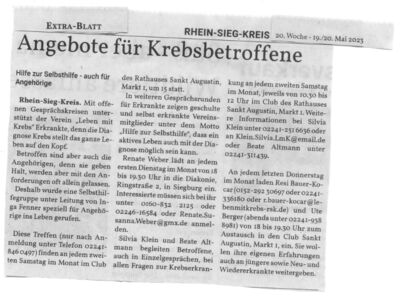 2023-05-19 - Rhein-Sieg-Kreis - Angebote für Krebsbetroffene