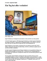 2018-10-10 - Generalanzeiger - Ein Tag der alles verändert - 01